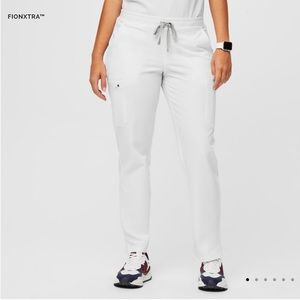 FIGS Optic White FIONxtra™ Yola™ Skinny Scrub Pants